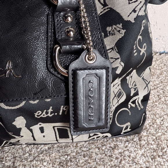 Coach Ashley Horse & Carriage Satchel + Wristlet Set Y2K Vintage - Picture 3 of 16